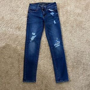 Medium wash men jeans